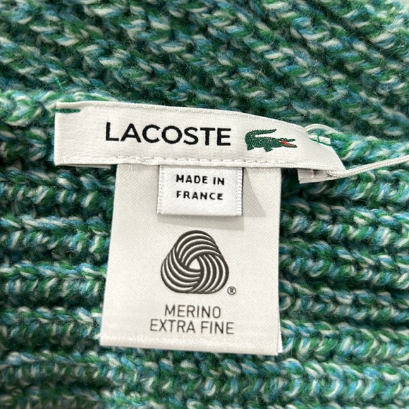 Lacoste Merino Extra Fine Made in France
Scarf and Beanie Hat - Picture 4 of 12